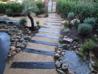 pathway garden landscape entry